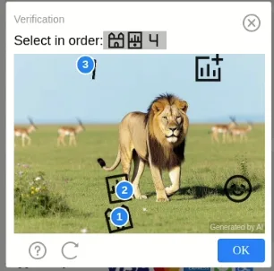 the lion does not concern himself with captchas